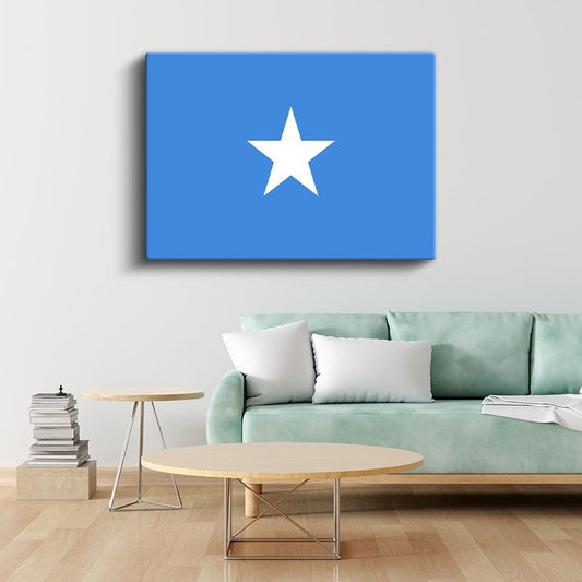 Somali Bayrağı - Kanvas Tablo