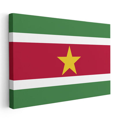Surinam Bayrağı - Kanvas Tablo