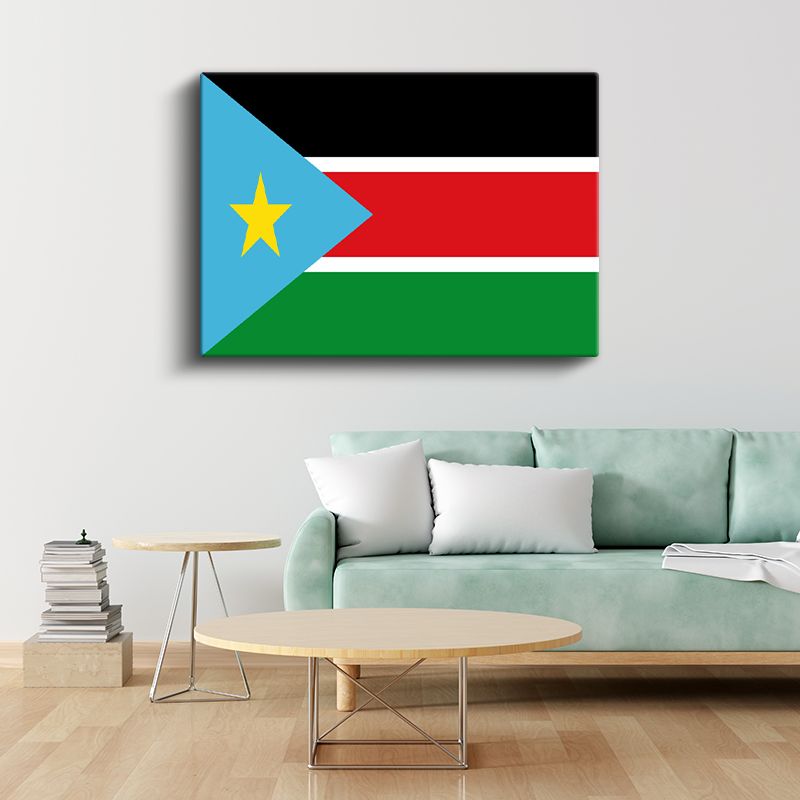 Güney Sudan Bayrağı - Kanvas Tablo