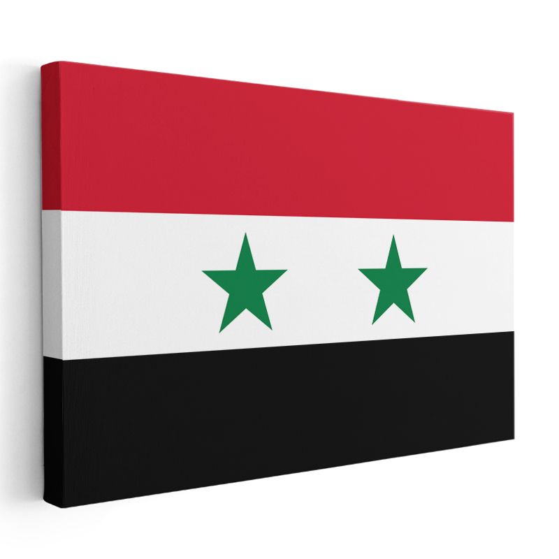 Esvatini Bayrağı - Kanvas Tablo