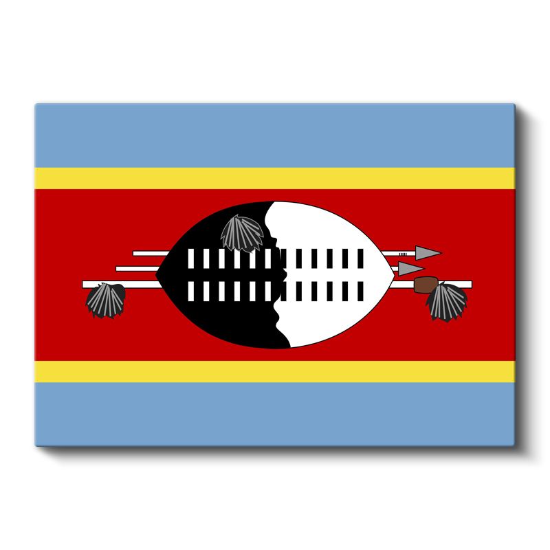 Turks ve Caicos Adaları Bayrağı - Kanvas Tablo