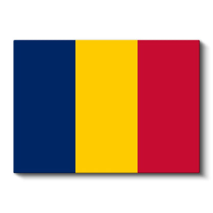 Romanya Bayrağı - Kanvas Tablo