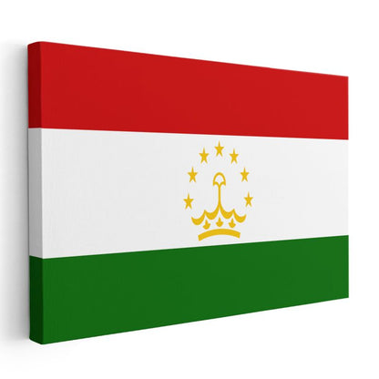Tacikistan Bayrağı - Kanvas Tablo