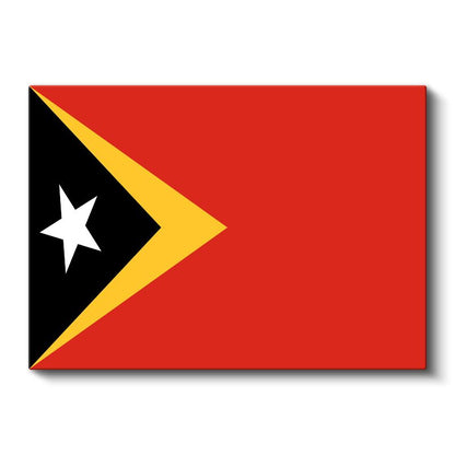 Doğu Timor Bayrağı - Kanvas Tablo