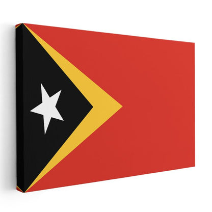 Doğu Timor Bayrağı - Kanvas Tablo