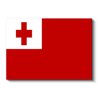 Tonga Bayrağı - Kanvas Tablo