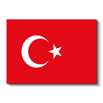 Türkiye Bayrağı - Kanvas Tablo