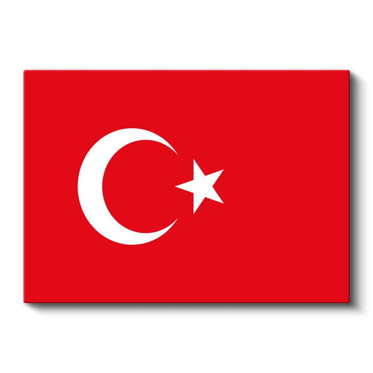 Türkiye Bayrağı - Kanvas Tablo