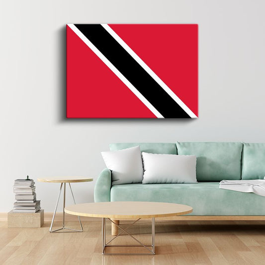 Trinidad ve Tobago Bayrağı - Kanvas Tablo