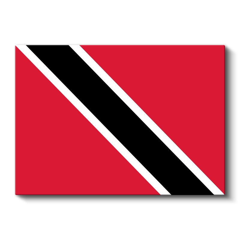 Trinidad ve Tobago Bayrağı - Kanvas Tablo