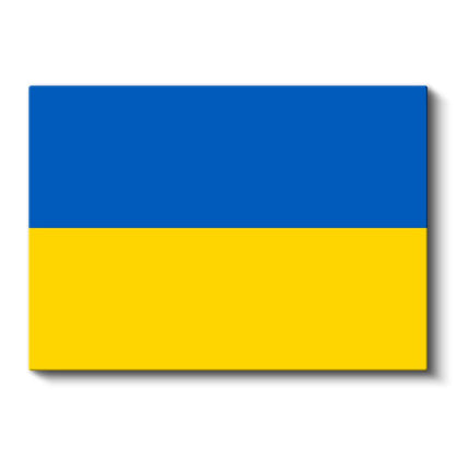 Ukrayna Bayrağı - Kanvas Tablo