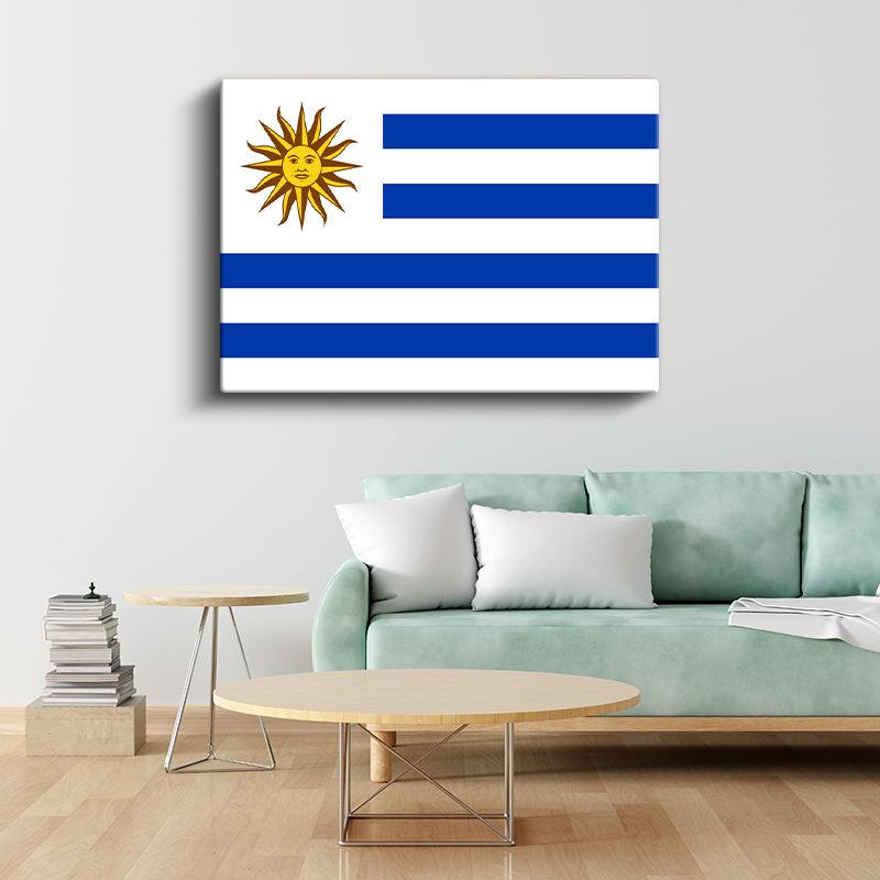 Uruguay Bayrağı - Kanvas Tablo
