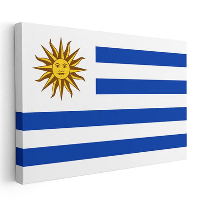 Uruguay Bayrağı - Kanvas Tablo
