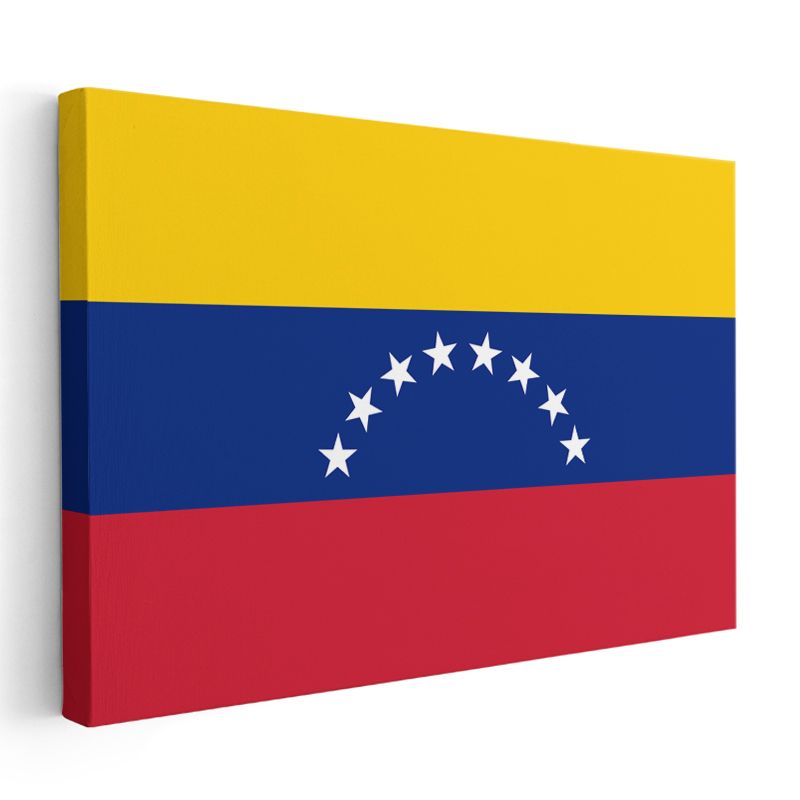 Venezuela Bayrağı - Kanvas Tablo