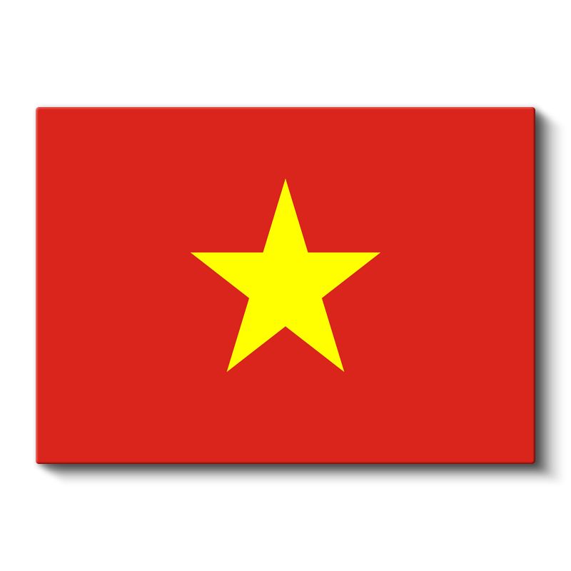 Vietnam Bayrağı - Kanvas Tablo