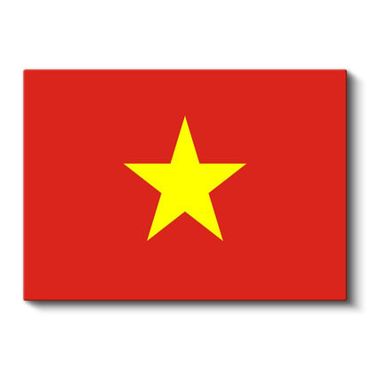 Vietnam Bayrağı - Kanvas Tablo