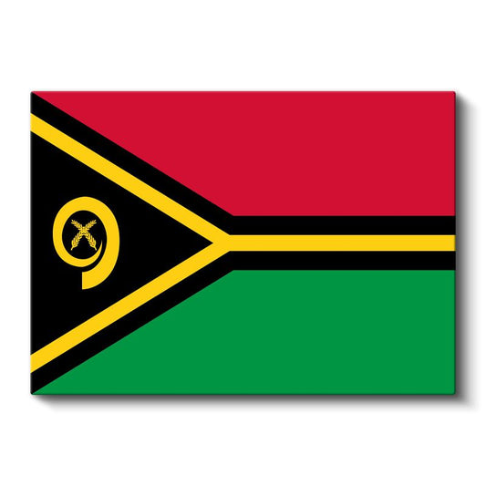 Vanuatu Bayrağı - Kanvas Tablo
