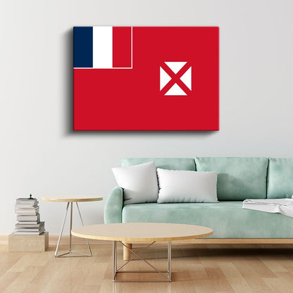 Wallis ve Futuna Bayrağı - Kanvas Tablo