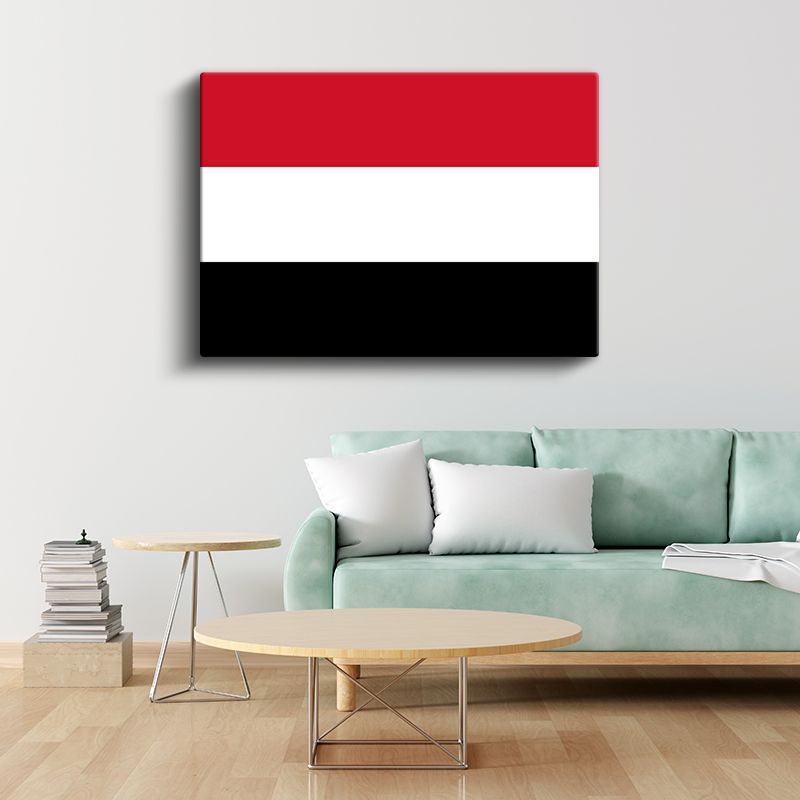 Yemen Bayrağı - Kanvas Tablo