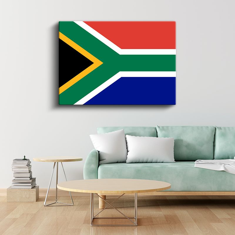 Güney Afrika Bayrağı - Kanvas Tablo