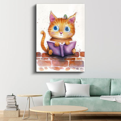 Paskalya Deseni - Minik Civcivler ve Çiçekler Kanvas Tablo