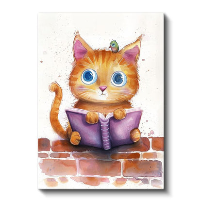 Paskalya Deseni - Minik Civcivler ve Çiçekler Kanvas Tablo