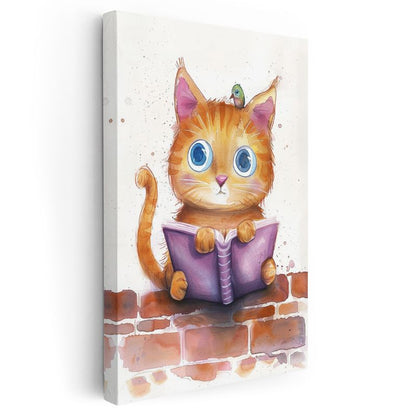 Paskalya Deseni - Minik Civcivler ve Çiçekler Kanvas Tablo