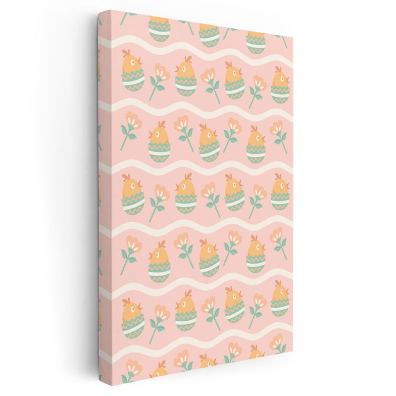 Sürpriz Tavşan - Yumurtadan Çıkan Sevimli Dost Kanvas Tablo