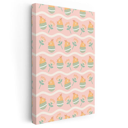 Sürpriz Tavşan - Yumurtadan Çıkan Sevimli Dost Kanvas Tablo