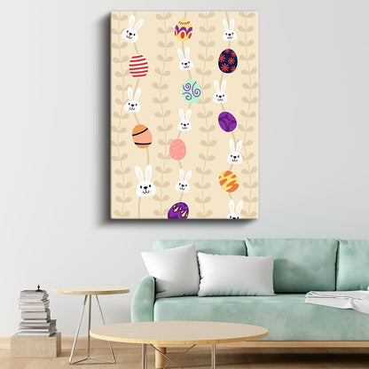 Gülümseyen Zürafa - Tatlı Bakışlar Kanvas Tablo