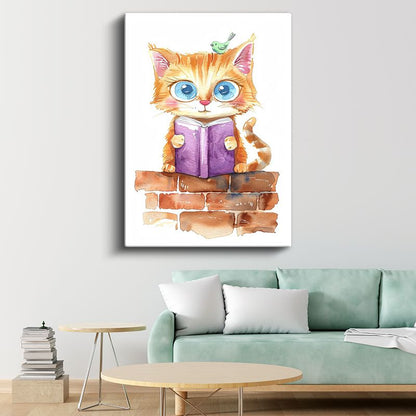 Minik Balerin - Pembe Etekli Fil Yavrusu Kanvas Tablo