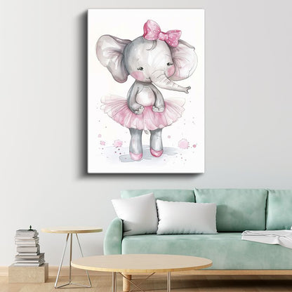 Kedi Dostlar - Siyah Beyaz Sevimli Figürler Kanvas Tablo