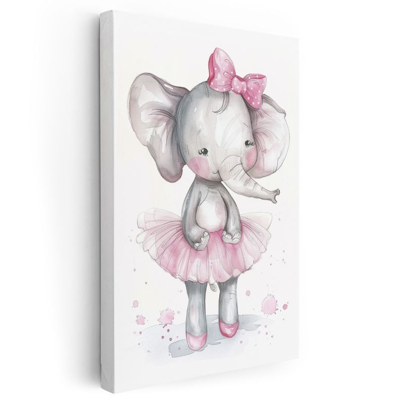 Kedi Dostlar - Siyah Beyaz Sevimli Figürler Kanvas Tablo