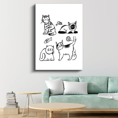 Dans Eden Fil - Pembe Kurdeleli Sevimli Yavru Kanvas Tablo