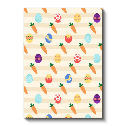 Havuç ve Yumurtalar - Paskalya Zamanı Kanvas Tablo