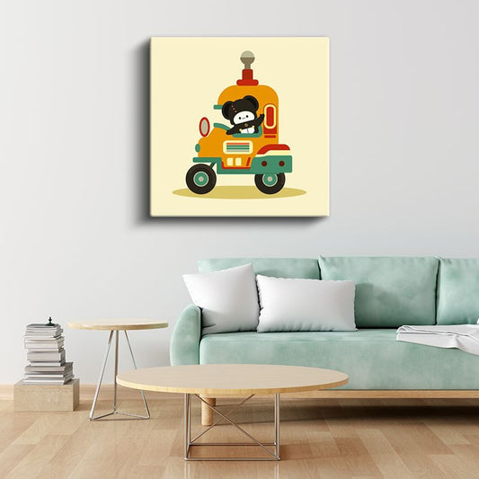 Güneş Sistemi - Renkli Gezegenler Dünyası Kanvas Tablo