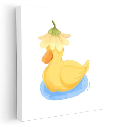 Uçan Tavşan - Pembe Uçak Macerası Kanvas Tablo