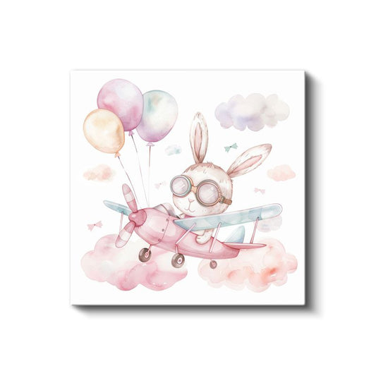 Taçlı Aslan - Çiçekli Orman Kralı Kanvas Tablo