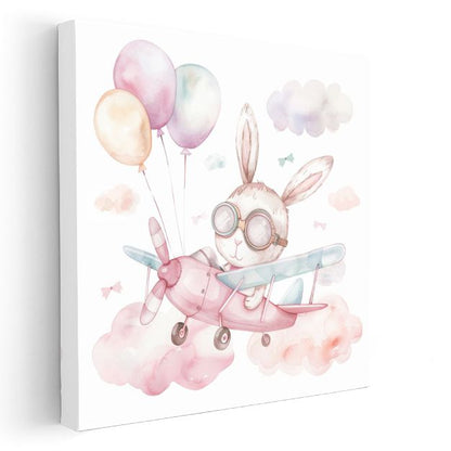 Taçlı Aslan - Çiçekli Orman Kralı Kanvas Tablo