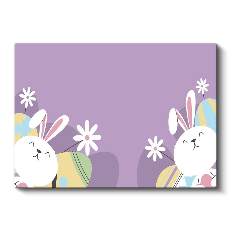 Uzun Zürafa - Mavi Gökyüzü Temalı Kanvas Tablo