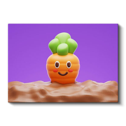 Çöl Manzarası - Kuşlar ve Ağaç Temalı Kanvas Tablo