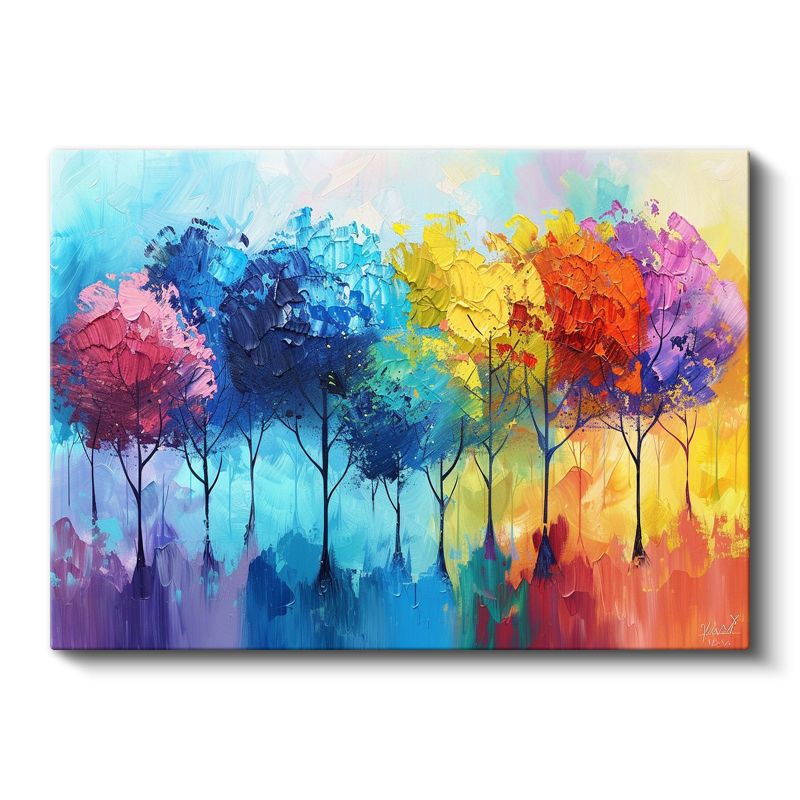 Uzay Macerası - Roket ve Gezegenler Kanvas Tablo