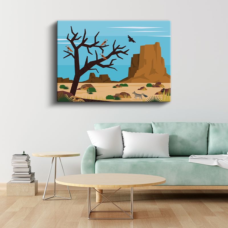 Köpek Dostlar - Siyah Beyaz Çizim Kanvas Tablo