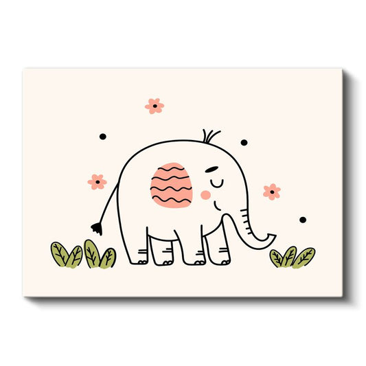 Gökyüzü Yolculuğu - Pastel Balonlar Kanvas Tablo