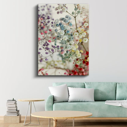 Pastel Cipsofilya - Romantik Narin Çiçekler Kanvas Tablo