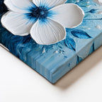 Dikey Kanvas Tablo Belirgin Göbekli Zarif Gelincikler Çiçek Tablosu Ev Ofis Duvar Dekoru