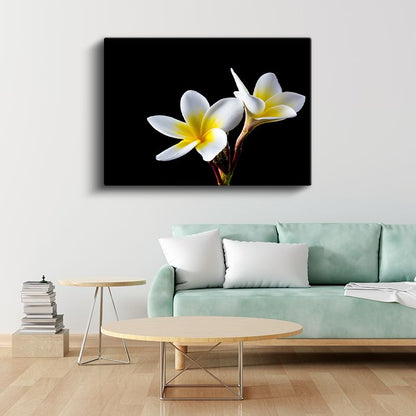 Bordo Gül - Koyu Yeşil Yapraklar Arasında Asil Çiçek Portresi Kanvas Tablo