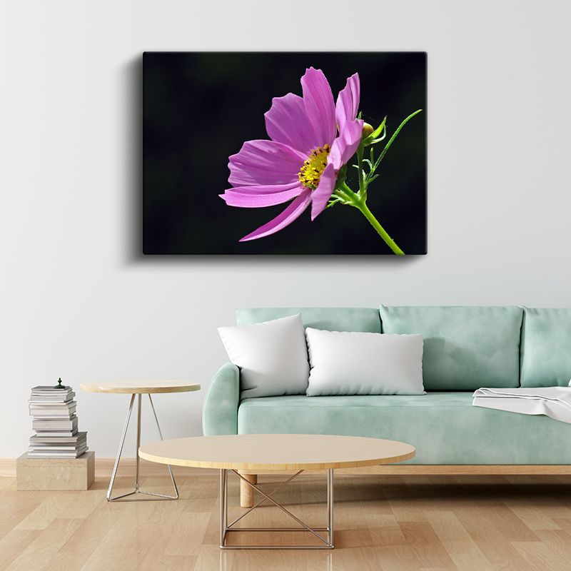 Mavi Gökyüzü Altında Ayçiçekleri - Parlak Sarı Çiçek Tarlası Kanvas Tablo