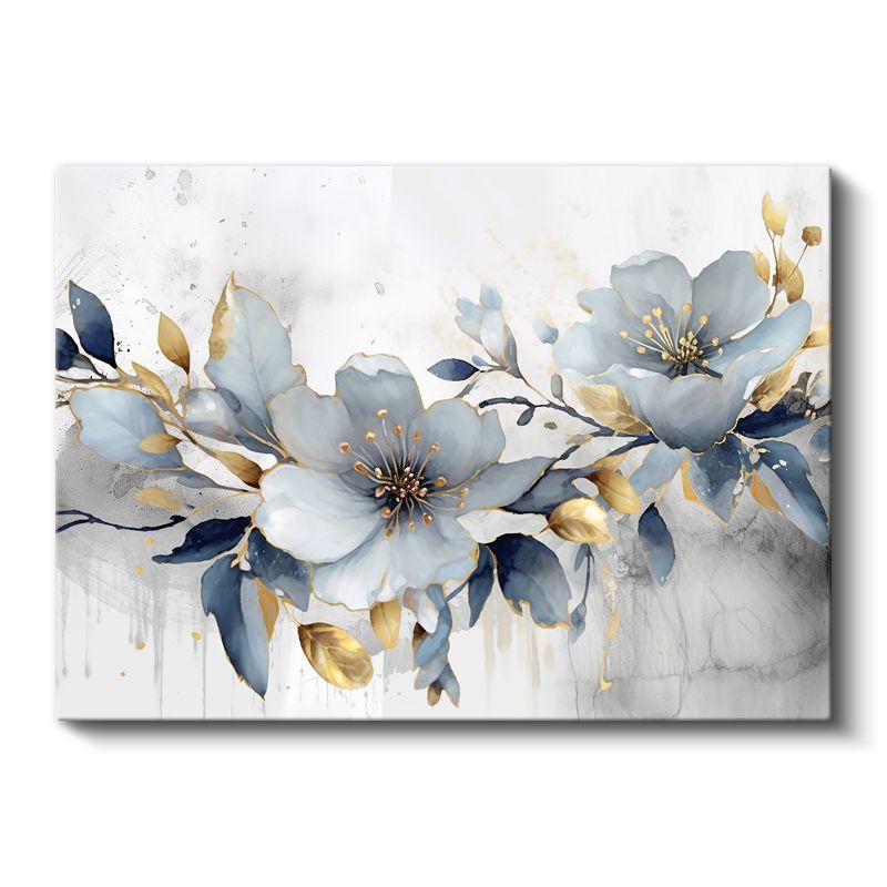 Minyatür Pembe Çiçekler - Yeşil Yapraklar Arasında Begonyalar Kanvas Tablo