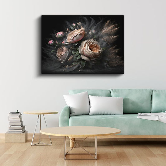 Plumeria Çiçekleri - Tropik Zarafet Kanvas Tablo